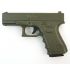 Страйкбольный пистолет Galaxy G.15G (Glock 17) зеленый