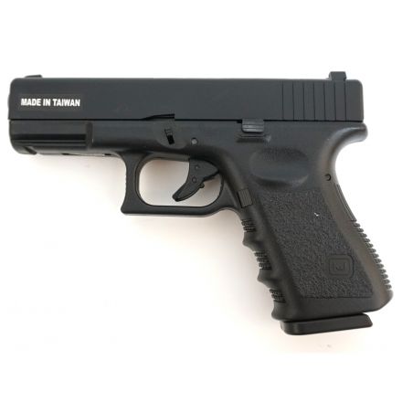 Страйкбольный пистолет KJW Glock G23 Gas, пластик