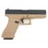 Страйкбольный пистолет KJW Glock G17 Gas GBB Tan (KP-17-TAN)