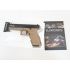 Страйкбольный пистолет KJW Glock G17 Gas GBB Tan (KP-17-TAN)