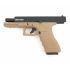 Страйкбольный пистолет KJW Glock G17 Gas GBB Tan (KP-17-TAN)